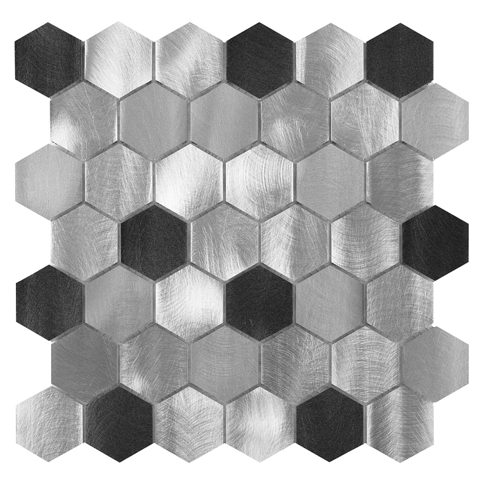 Allumi Grey Hexagon Mix 48