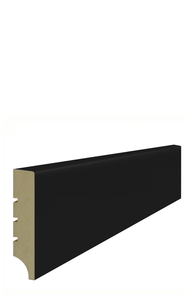 CLASSIC R1 CZARNA LISTWA PRZYPODŁOGOWA