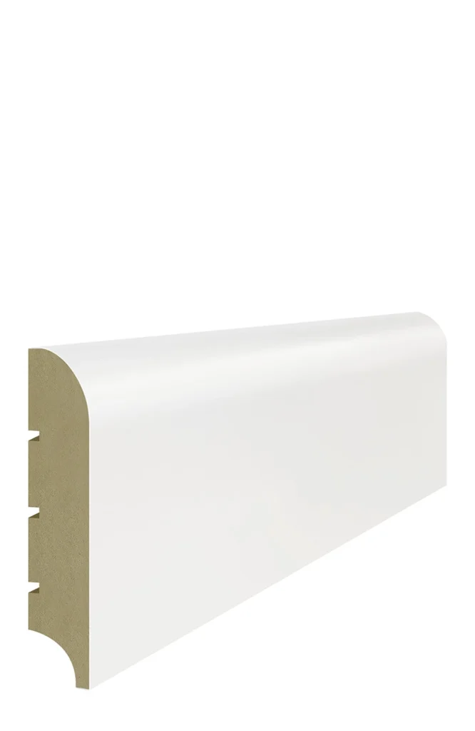 LINEA 100x19 BIAŁA LISTWA PRZYPODŁOGOWA